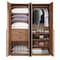 Manhattan Comfort Lee Module Wardrobe 2.0 & 3.0 Closet in Golden Brown, 2PK 2-WC0023-GB - alternate 7